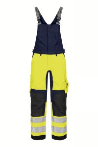 Hi-Vis Bib 'n' brace Stretch, Color: 94 yellow/navy